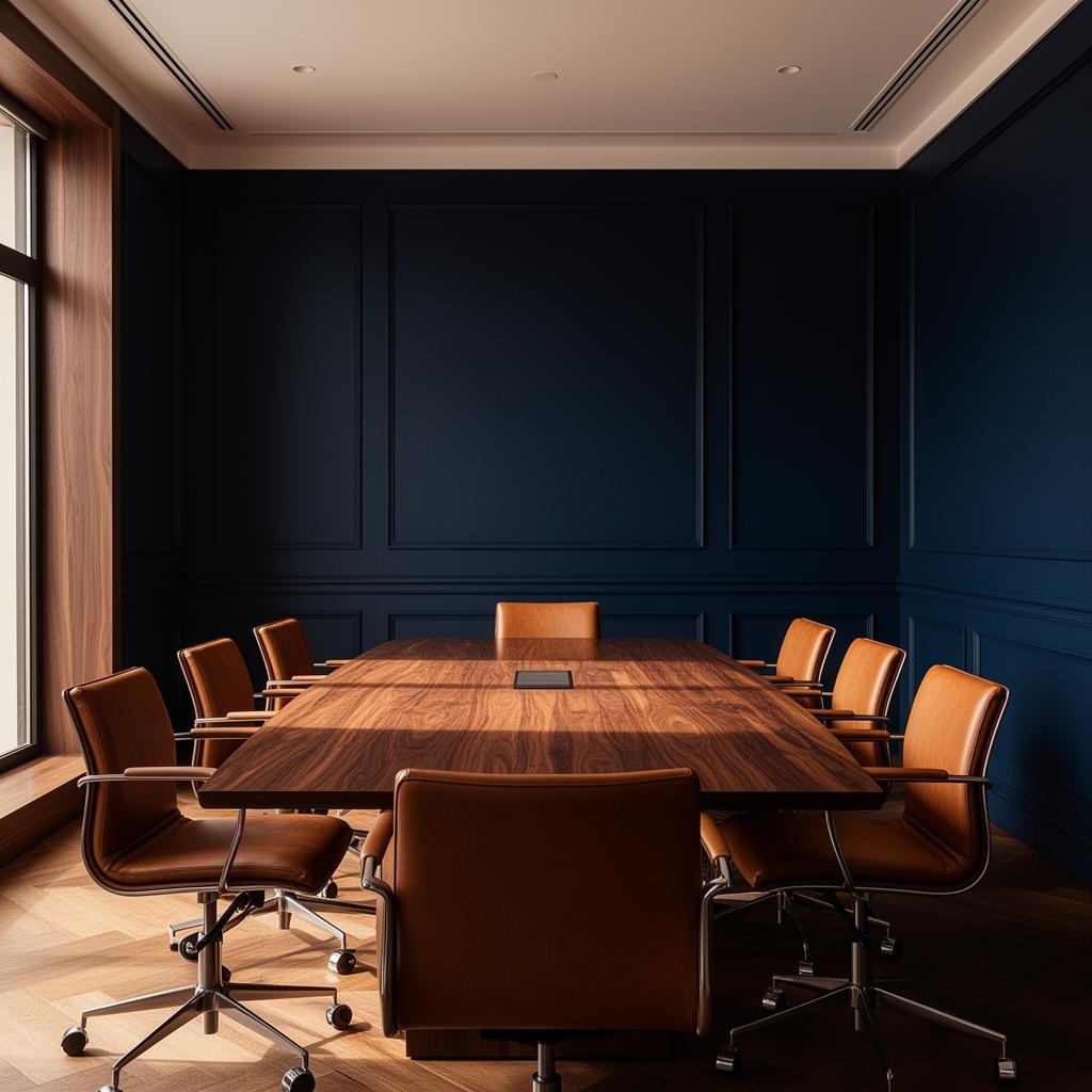 A boardroom representing institutional governance and oversight